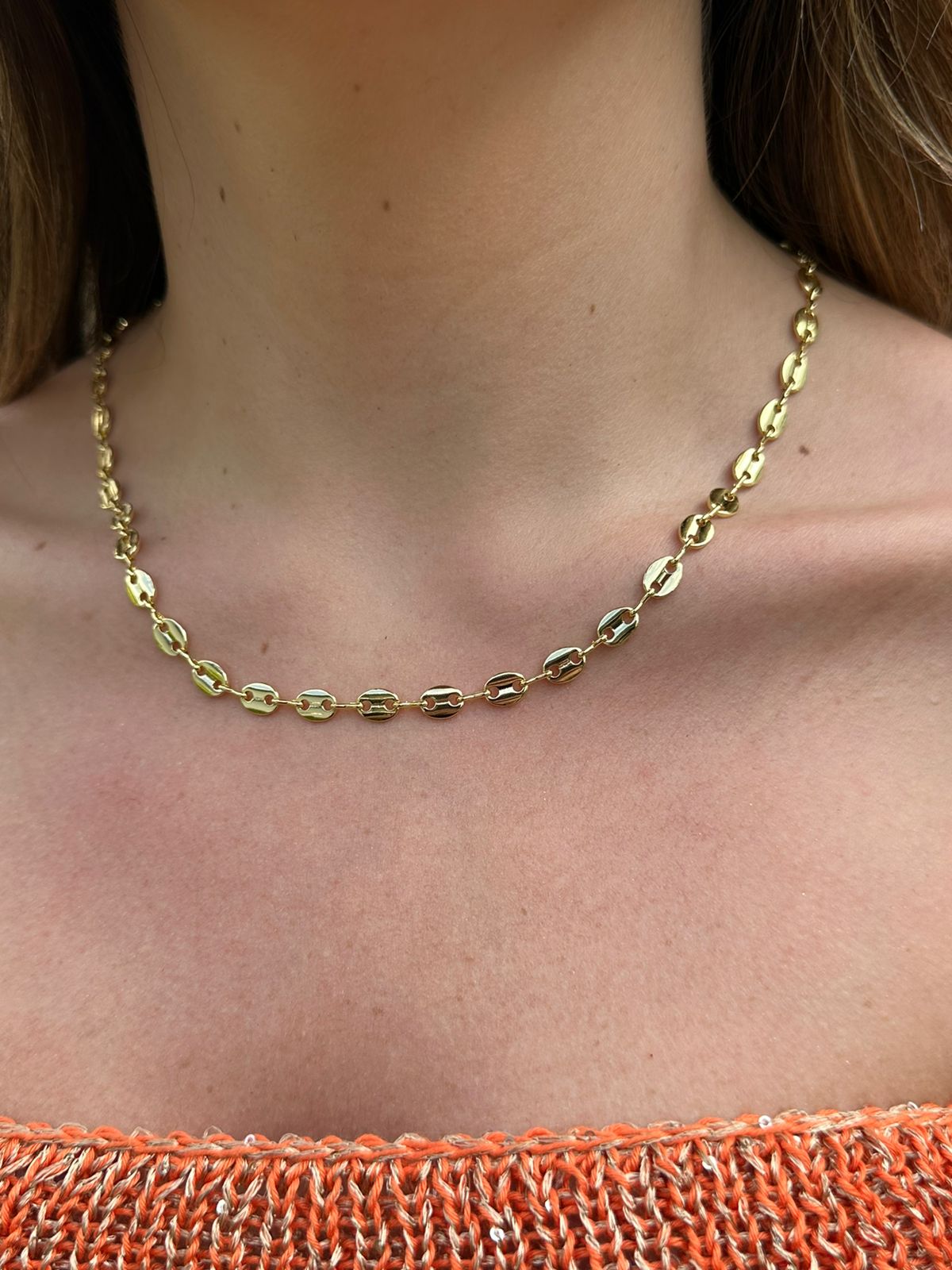 Cadena Gucci DAMA en Oro Laminado