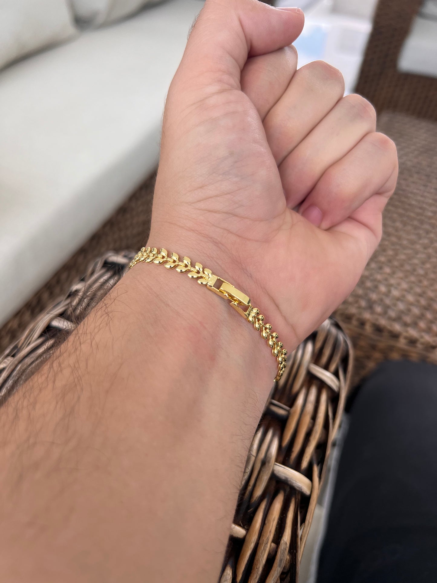 Pulsera Canutillos en Oro 18k Laminado