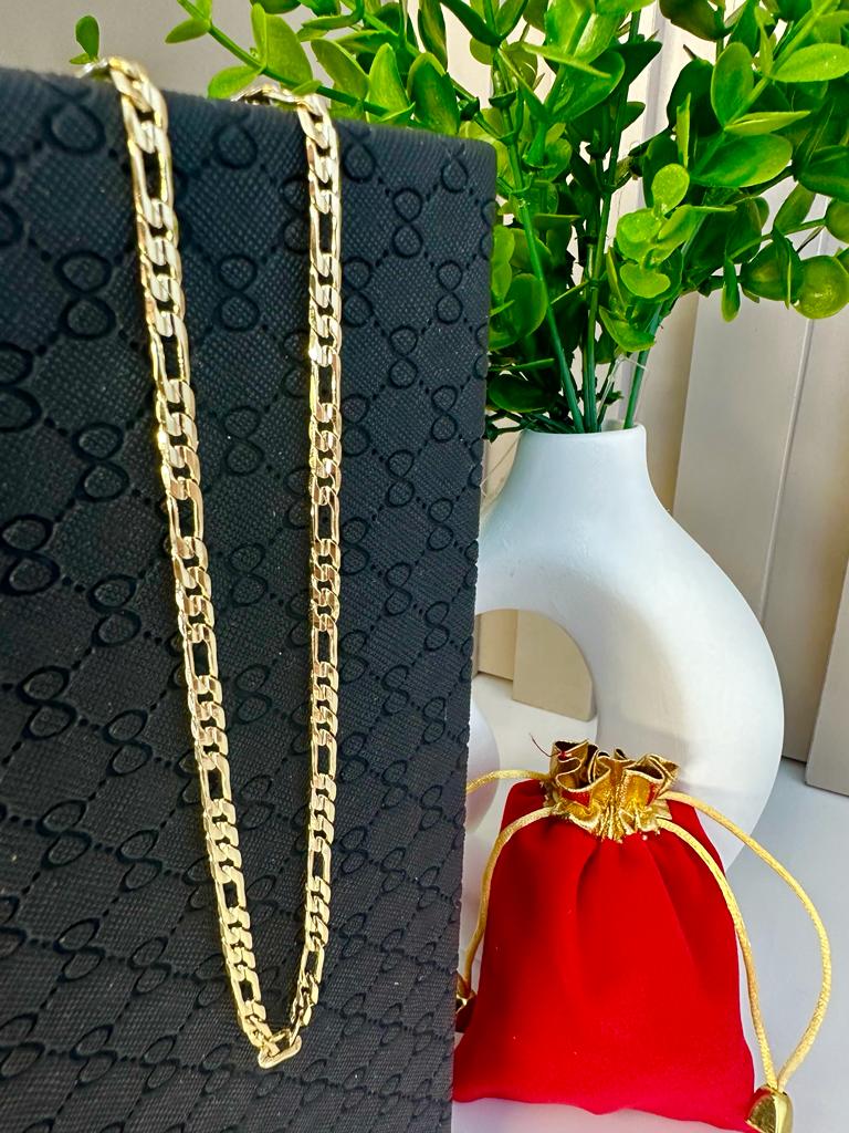 Cadena Oro Laminado 18k 3 x 1
