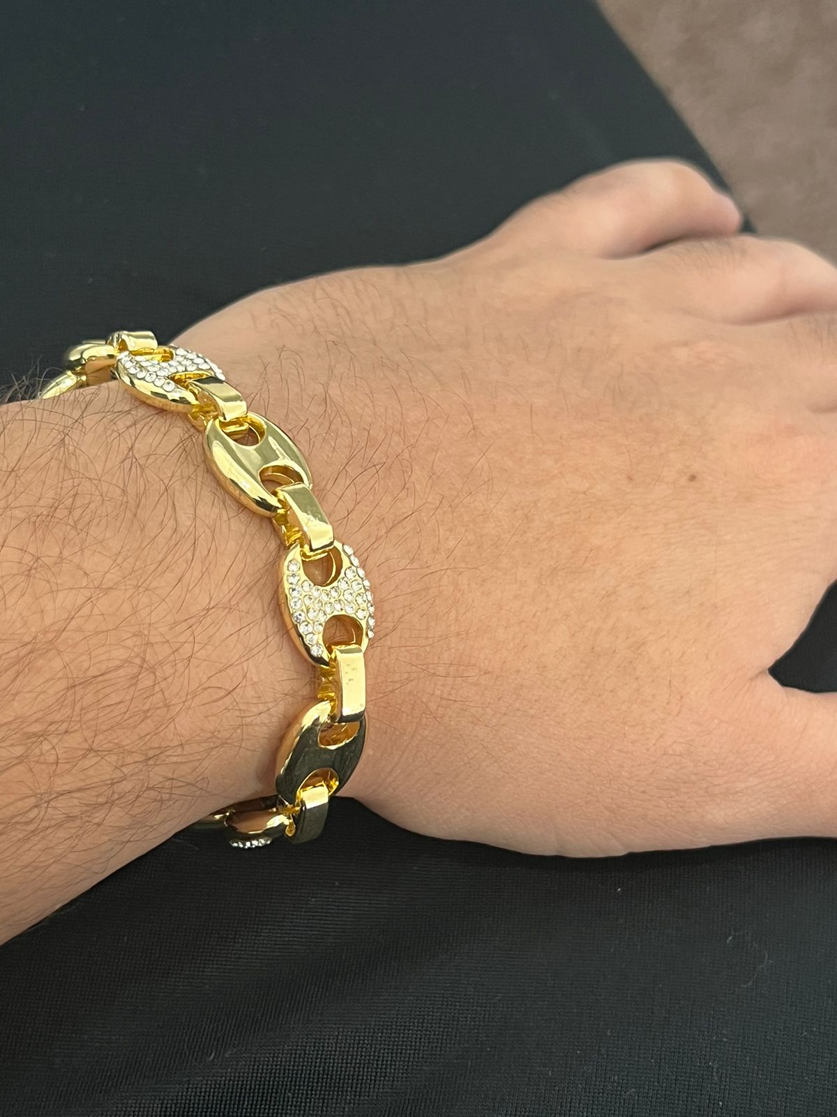 Pulsera Gucci Circones en Oro 18k Laminado