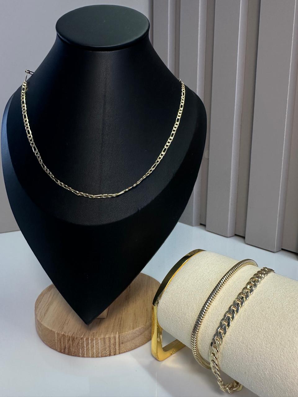 Combo 2 Pulseras + Cadena Gratis Oro Laminado 18k
