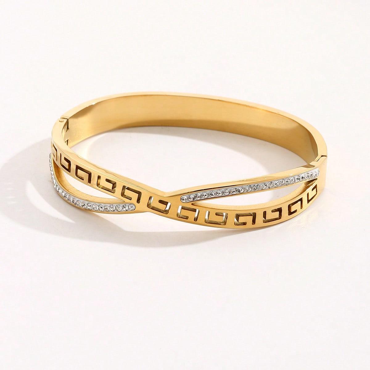 Pulsera Infinito Unisex de Lujo en Oro 18k Laminado