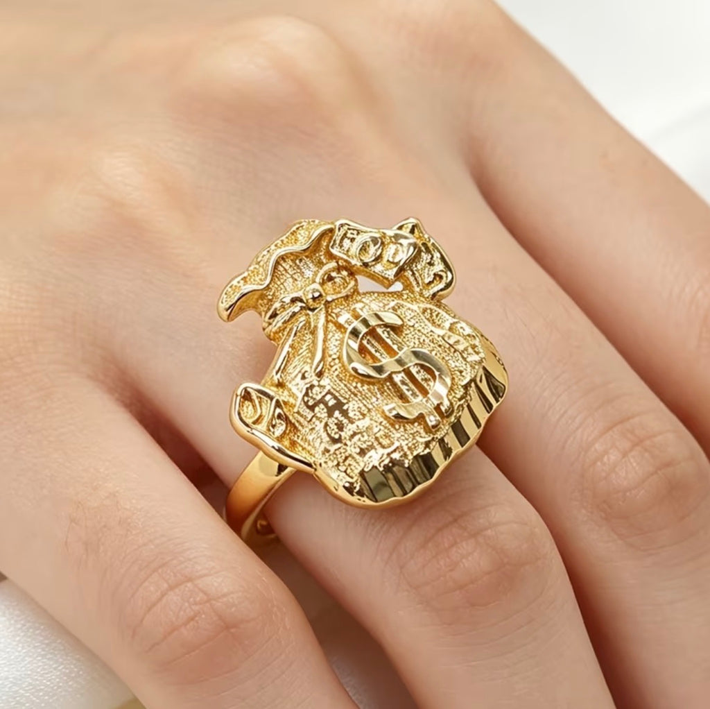 Anillo Caballero Ref 174 en Oro 18K Laminado