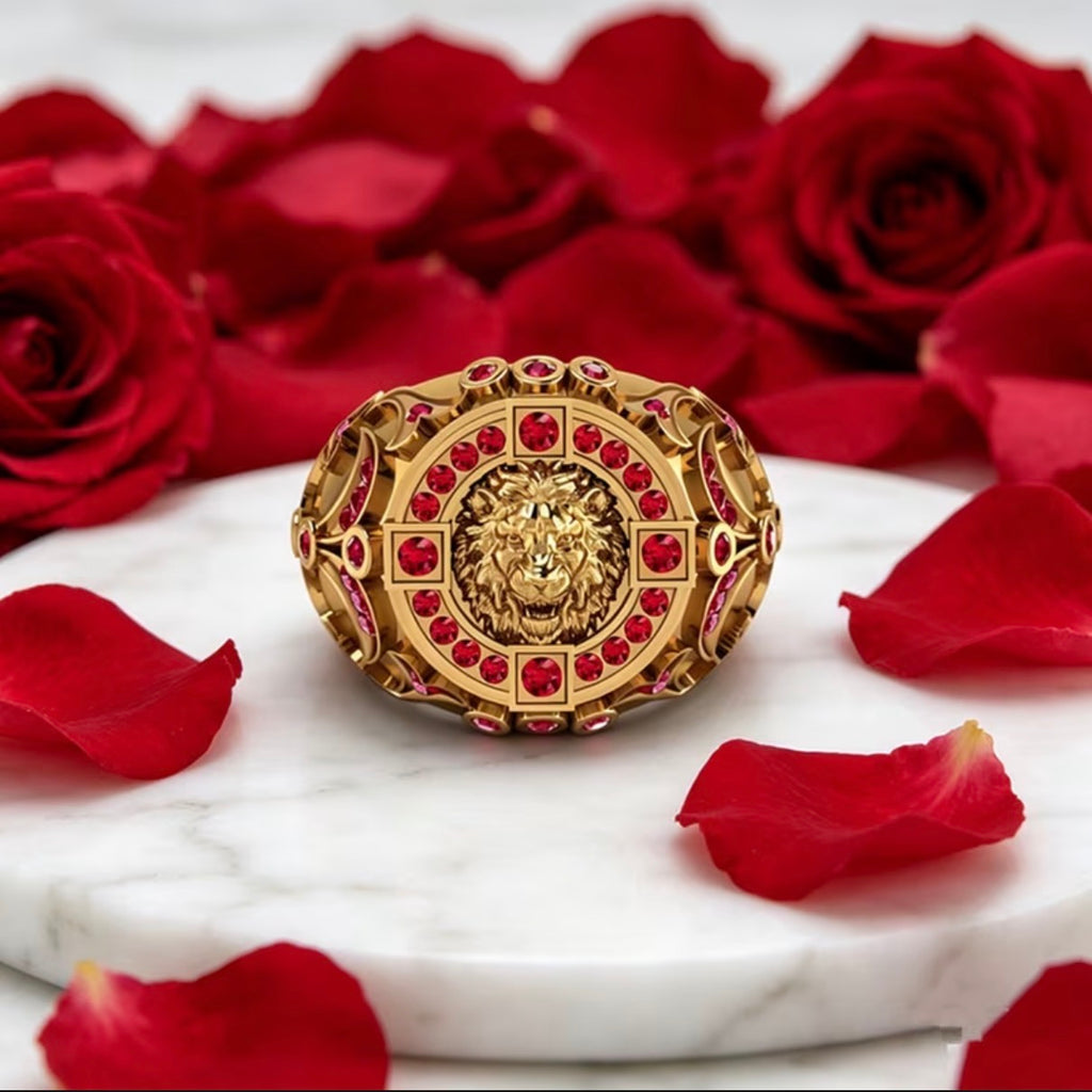 Anillo Caballero Ref 175 en Oro 18K Laminado