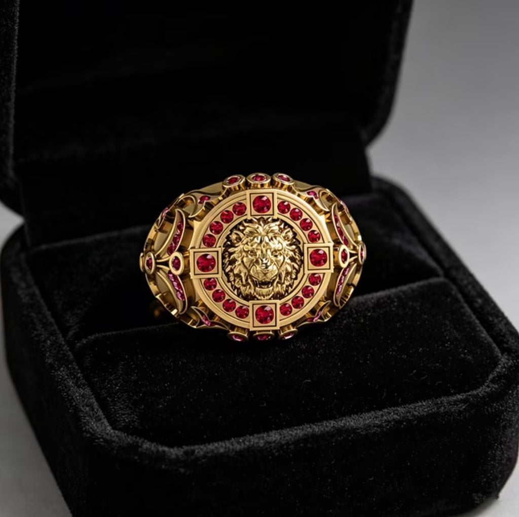 Anillo Caballero Ref 175 en Oro 18K Laminado