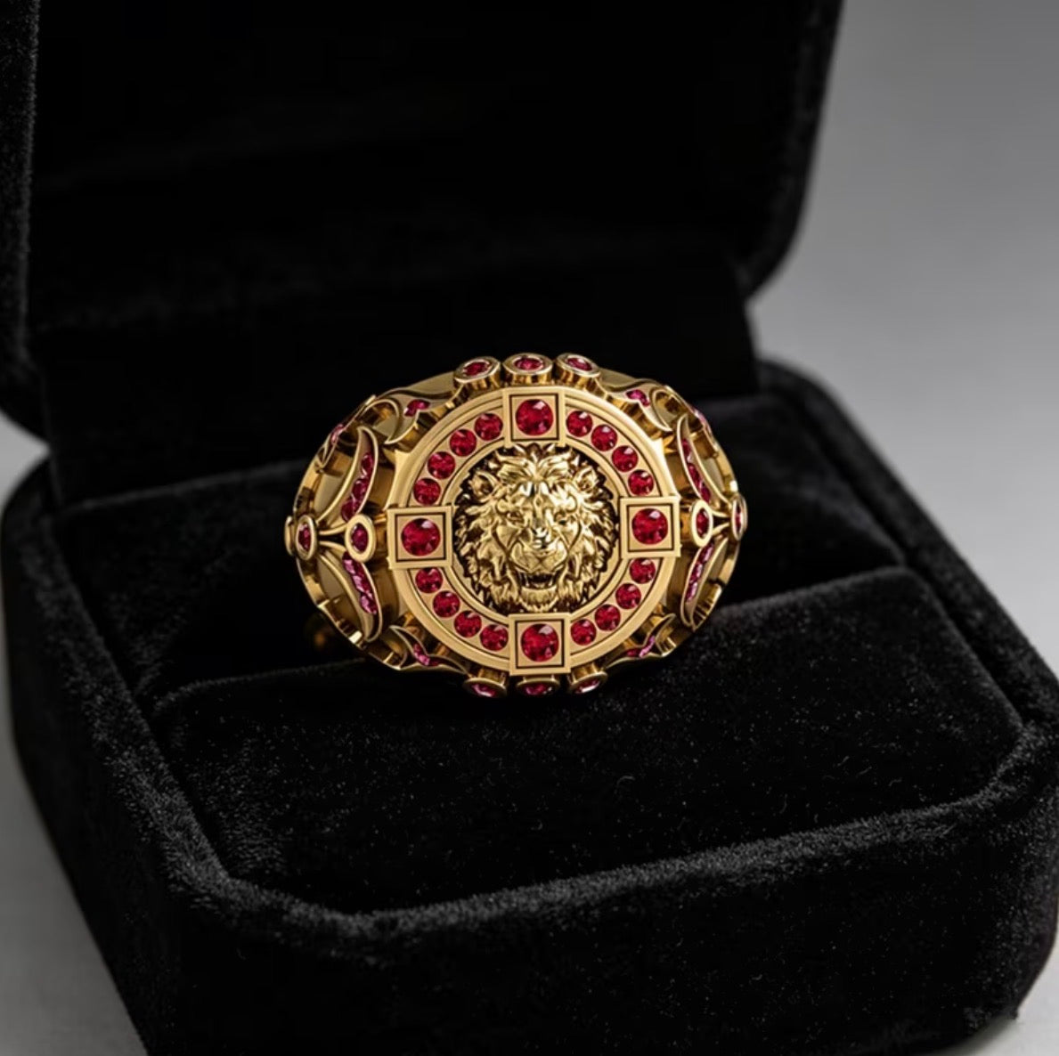 Anillo Caballero Ref 175 en Oro 18K Laminado
