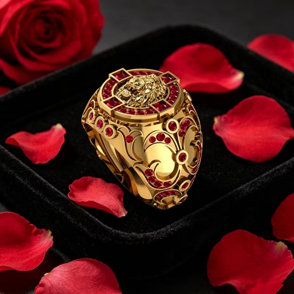 Anillo Caballero Ref 175 en Oro 18K Laminado