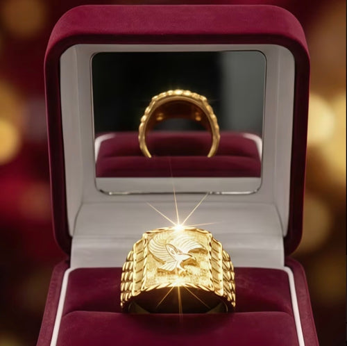 Anillo Caballero Ref 111 en Oro 18K Laminado