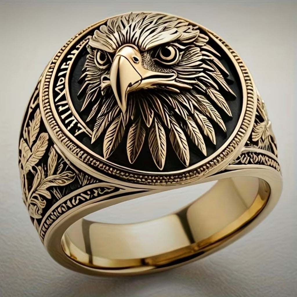 Anillo Caballero Ref 178 en Oro 18K Laminado