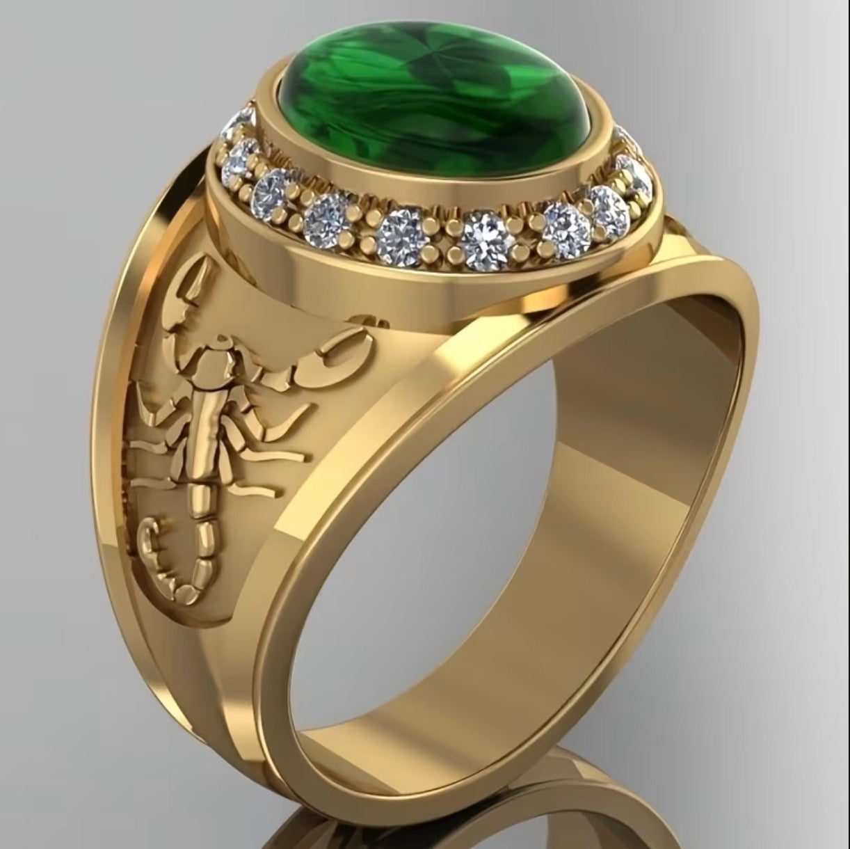 Anillo Caballero Ref 179 en Oro 18K Laminado