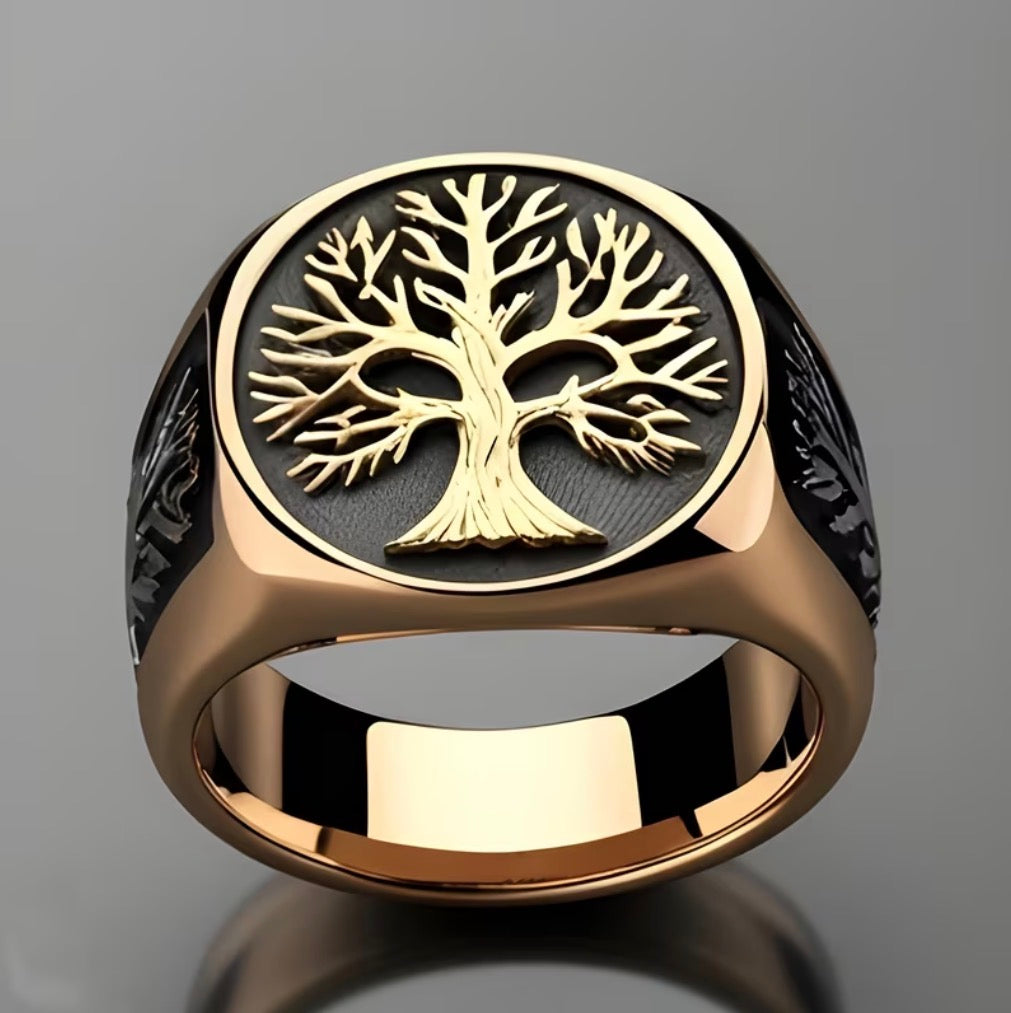 Anillo Caballero Ref 186 en Oro 18K Laminado