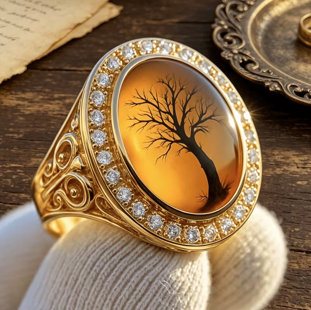 Anillo Caballero Ref 187 en Oro 18K Laminado