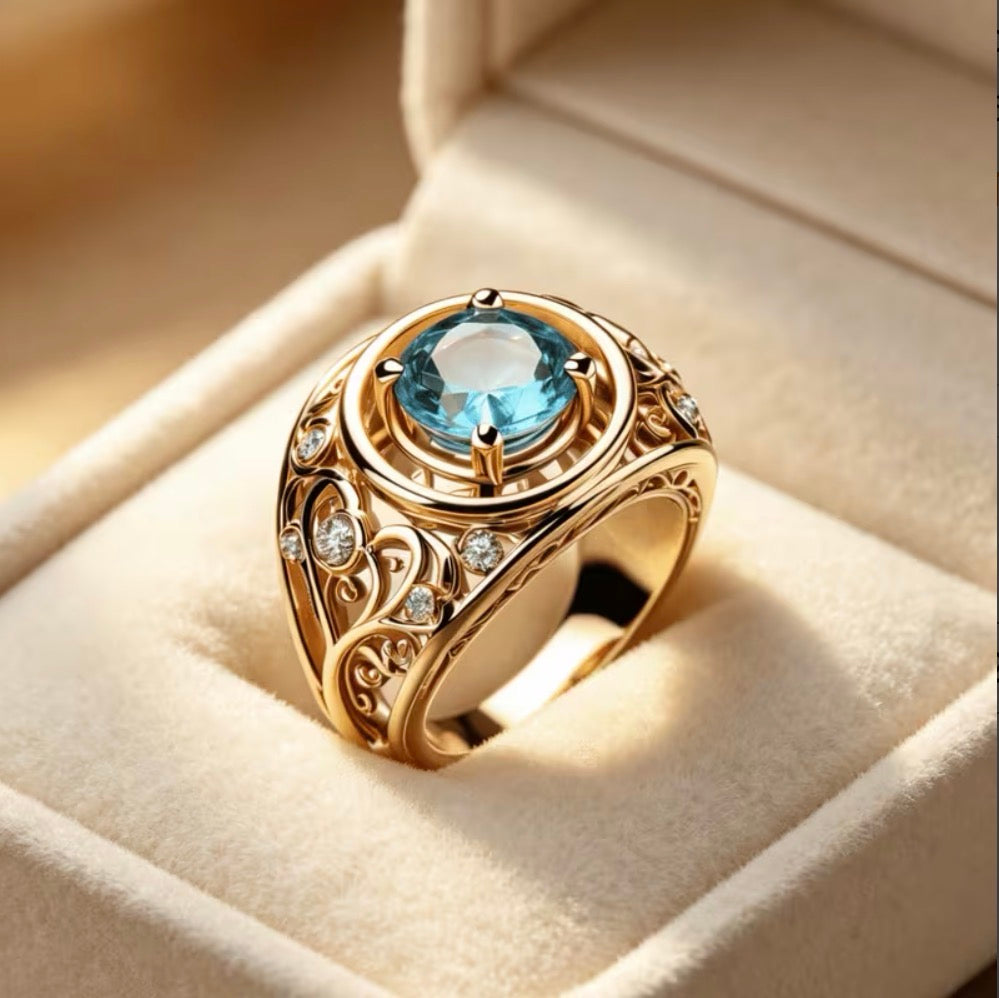 Anillo Ref 195 en Oro 18K Laminado