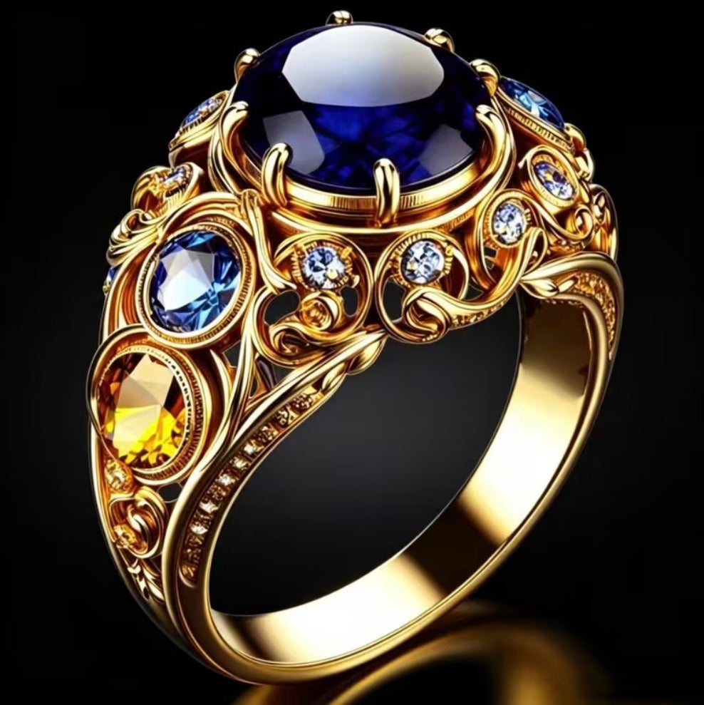 Anillo Ref 196 en Oro 18K Laminado