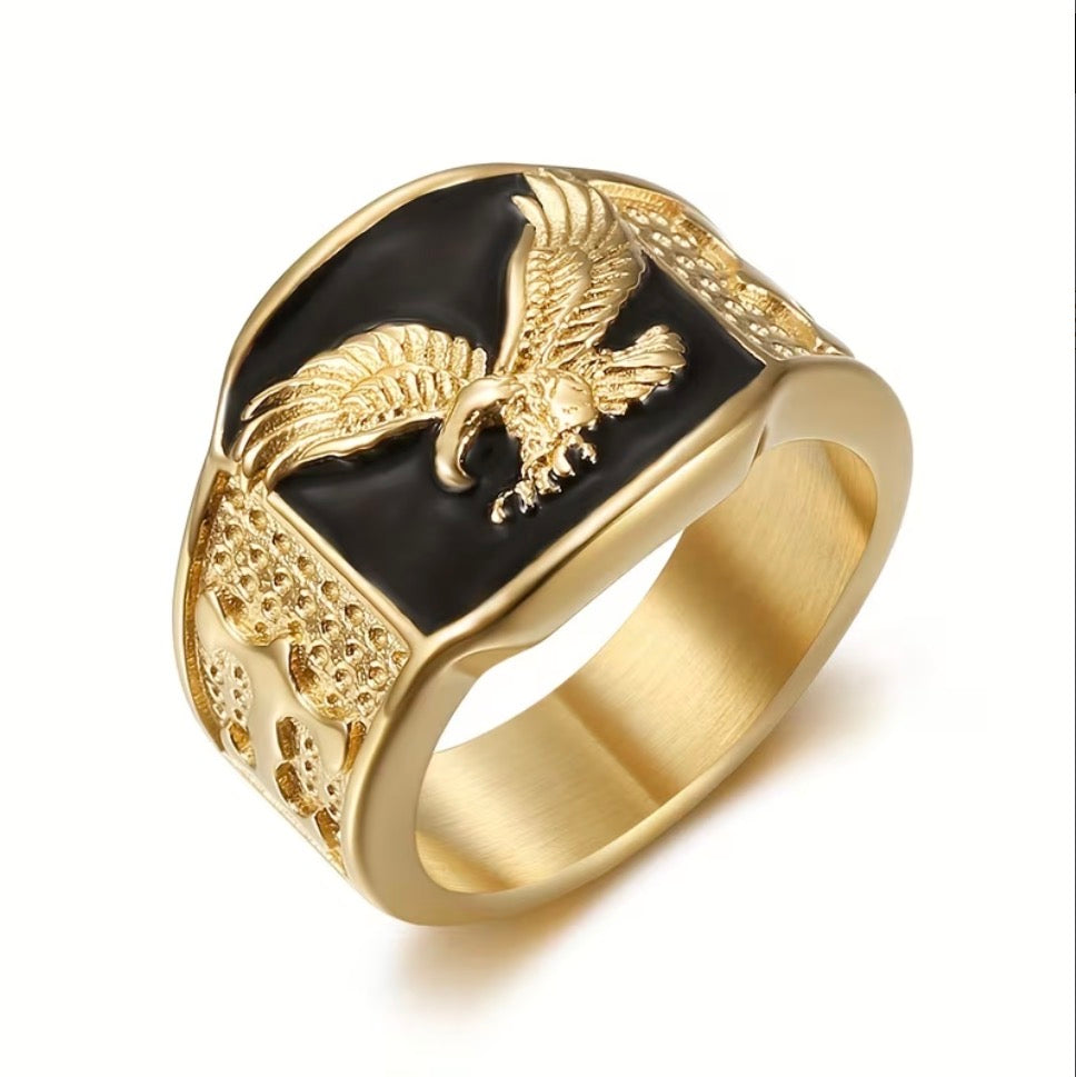 Anillo Caballero Ref 201 en Oro 18K Laminado