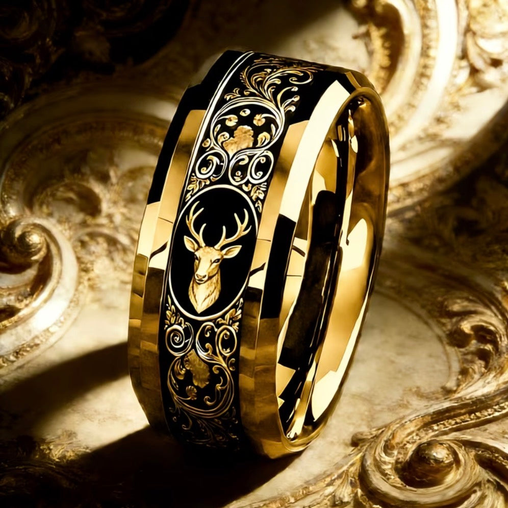 Anillo Caballero Ref 203 en Oro 18K Laminado