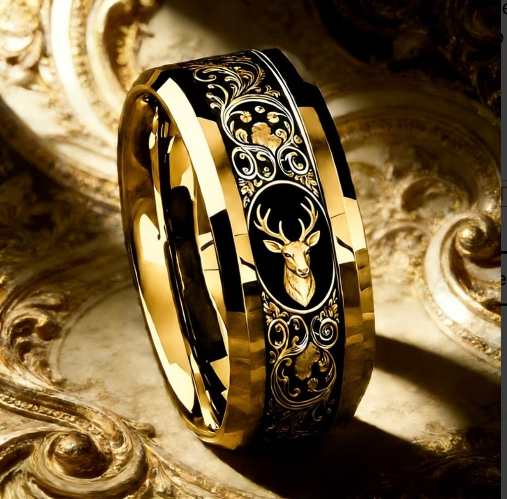Anillo Caballero Ref 203 en Oro 18K Laminado