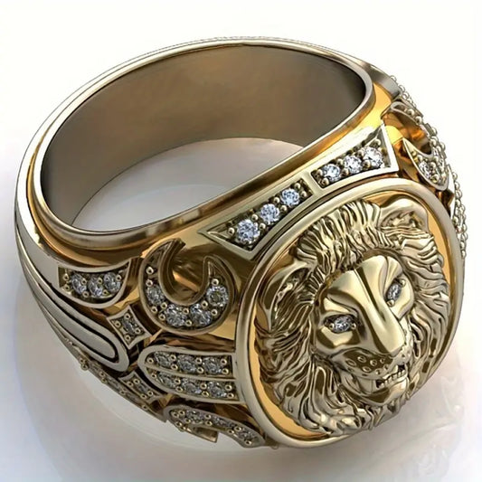 Anillo Caballero Ref 126 en oro 18k laminado