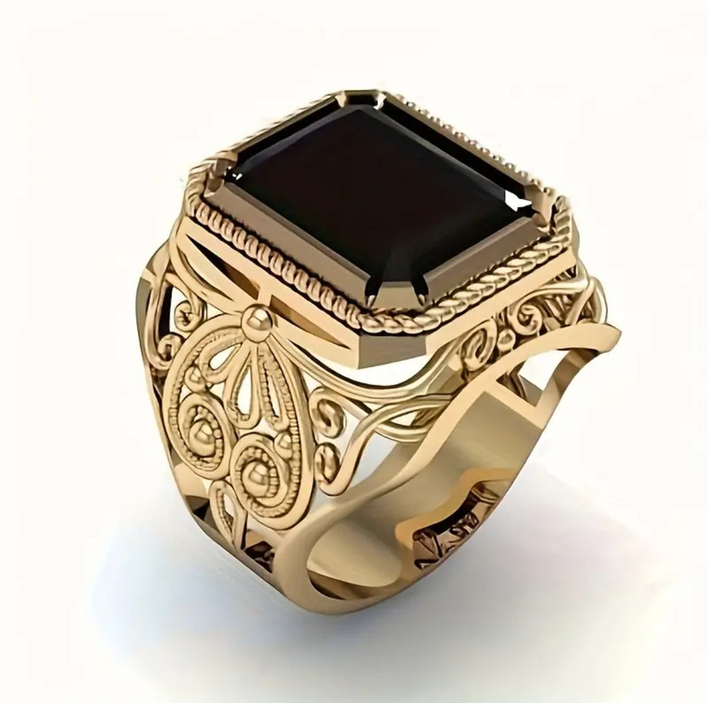 Anillo Caballero Ref 131 en oro 18k laminado