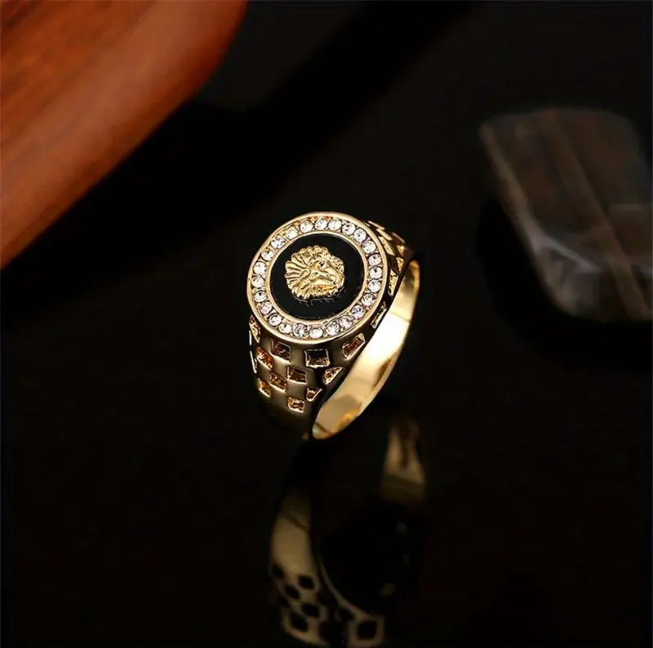 Anillo Caballero Ref 127 en oro 18k laminado