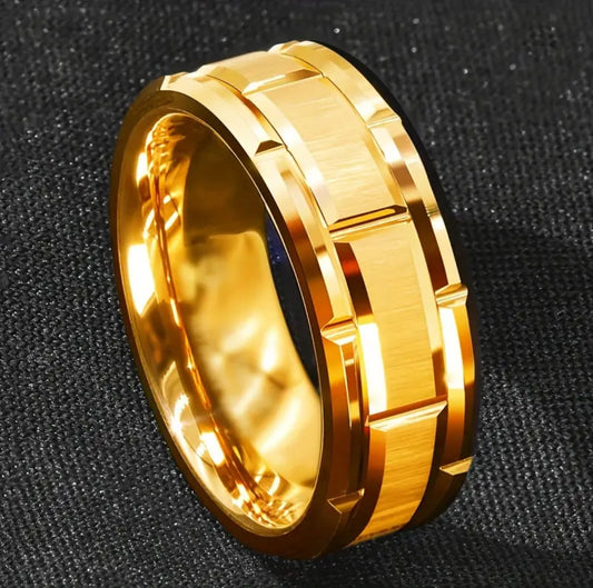 Anillo Caballero Ref 138 en oro 18k laminado