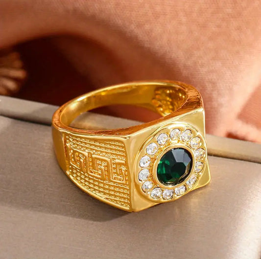 Anillo Caballero Ref 142 en oro 18k laminado