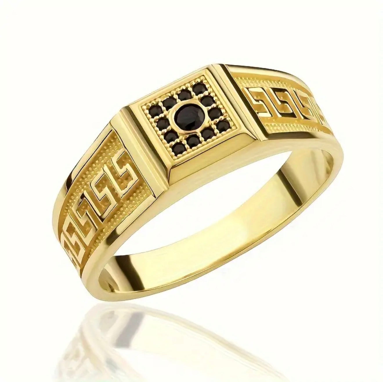 Anillo Caballero Ref 155 en oro 18k laminado