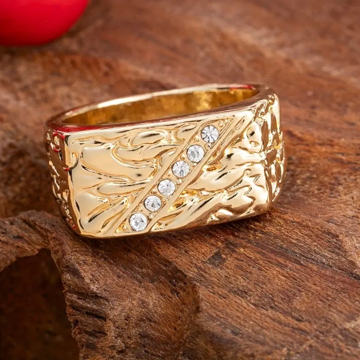 Anillo Caballero Ref 159 en oro 18k laminado