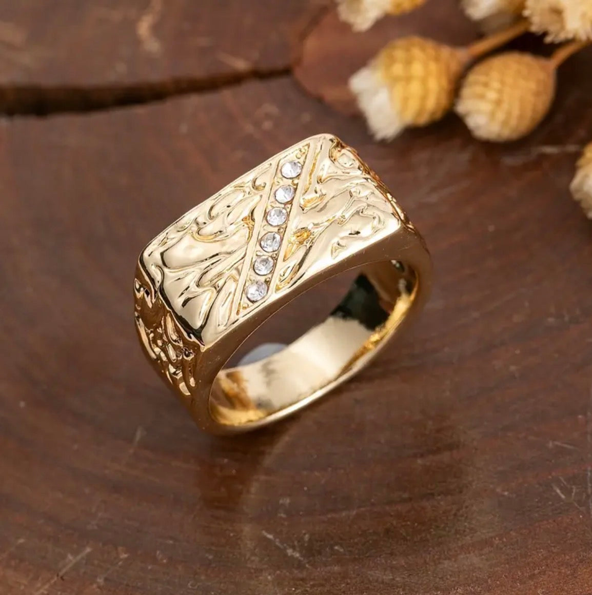 Anillo Caballero Ref 159 en oro 18k laminado
