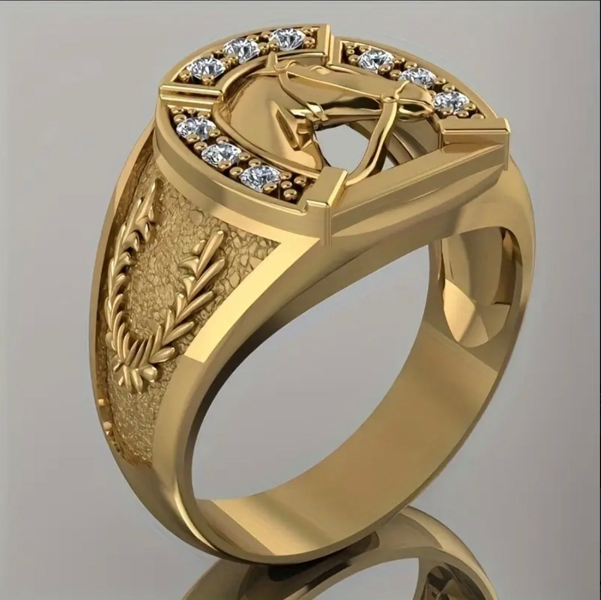 Anillo Caballero Ref 101 en Oro 18k Laminado