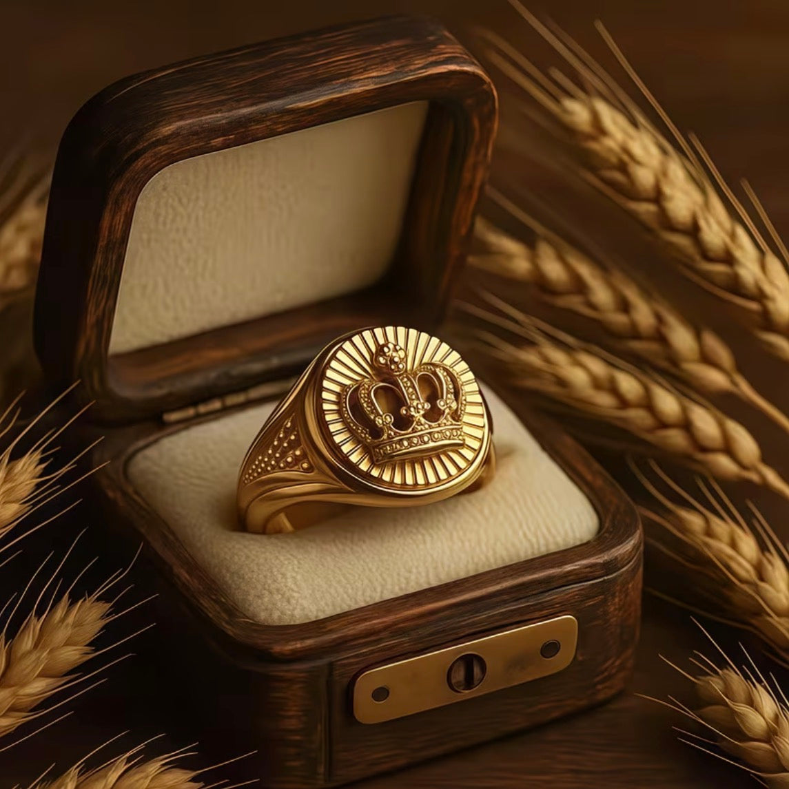 Anillo Caballero Ref 168 en Oro 18K Laminado