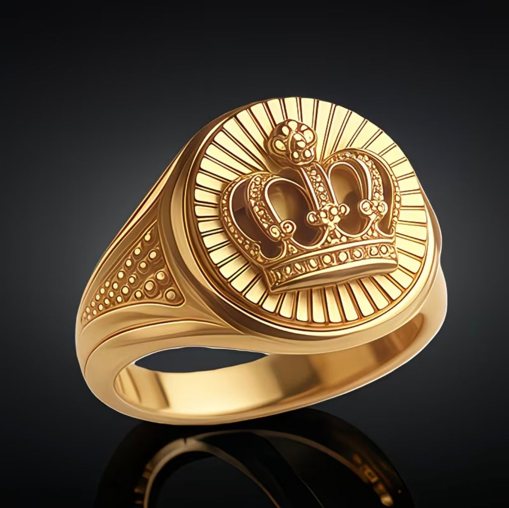 Anillo Caballero Ref 168 en Oro 18K Laminado
