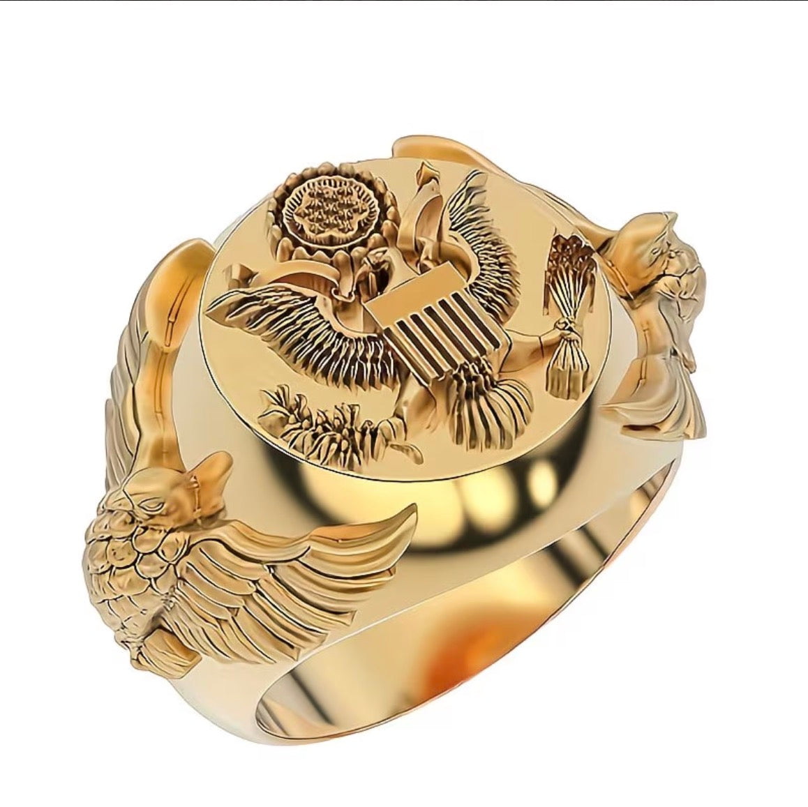 Anillo Caballero Ref 169 en Oro 18K Laminado