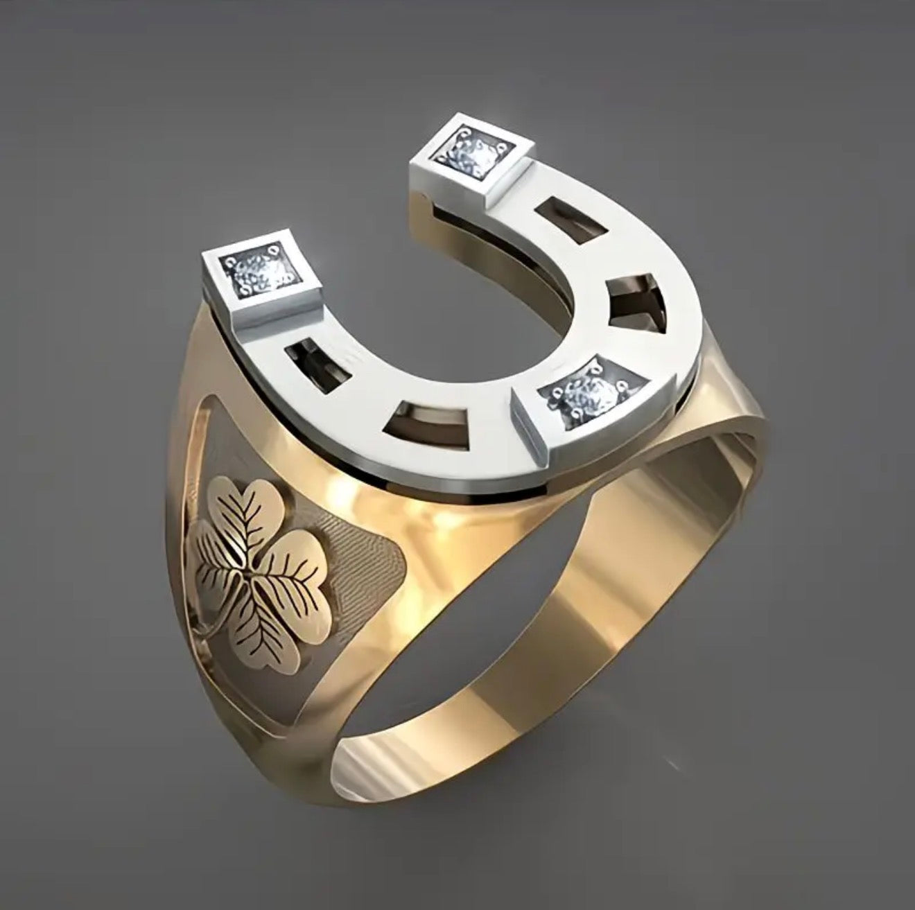 Anillo Caballero Ref 171 en Oro 18K Laminado