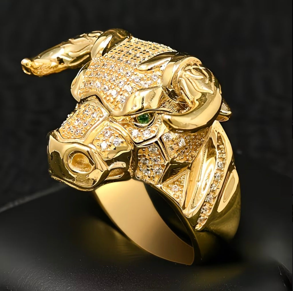 Anillo TORO en Oro 18K Laminado