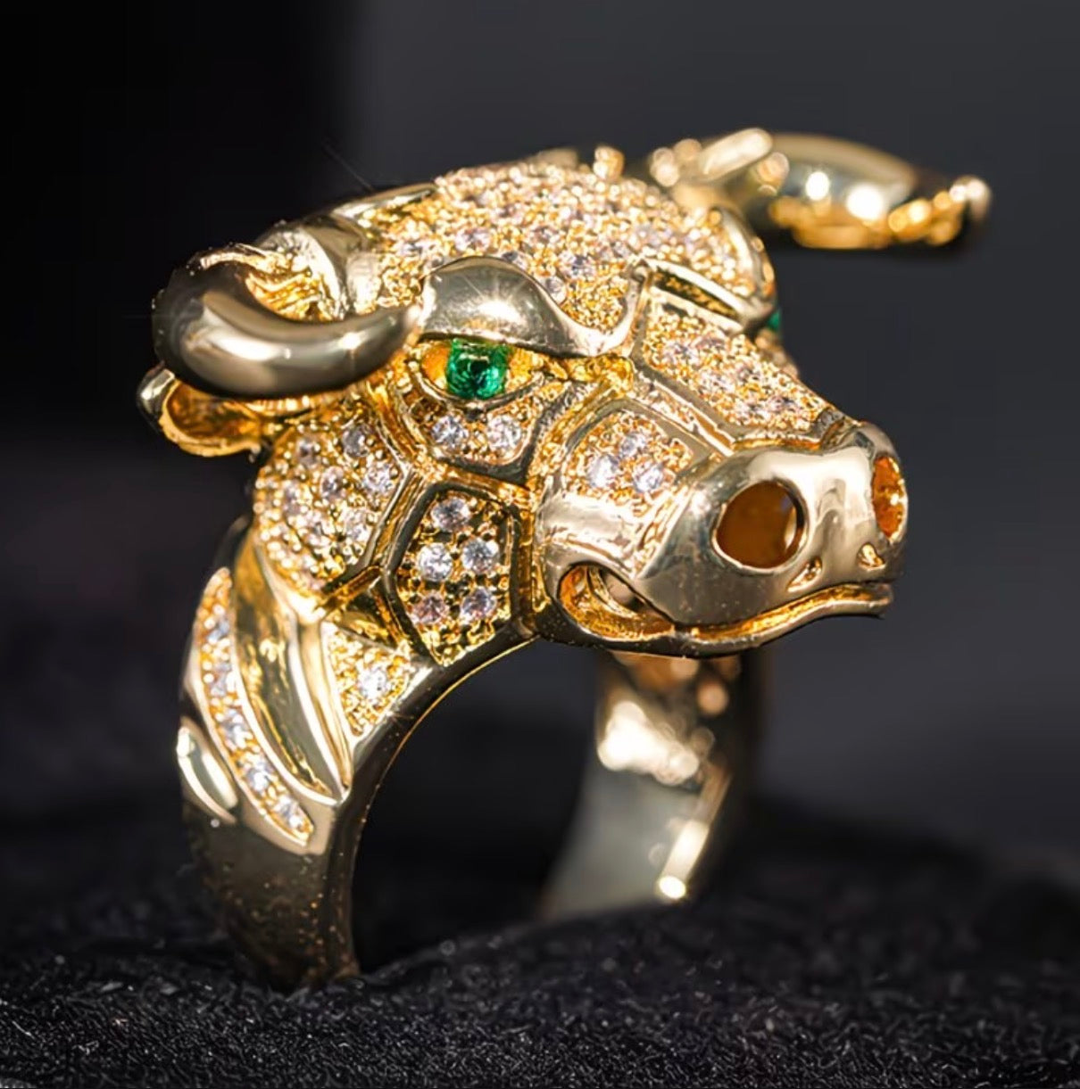 Anillo TORO en Oro 18K Laminado
