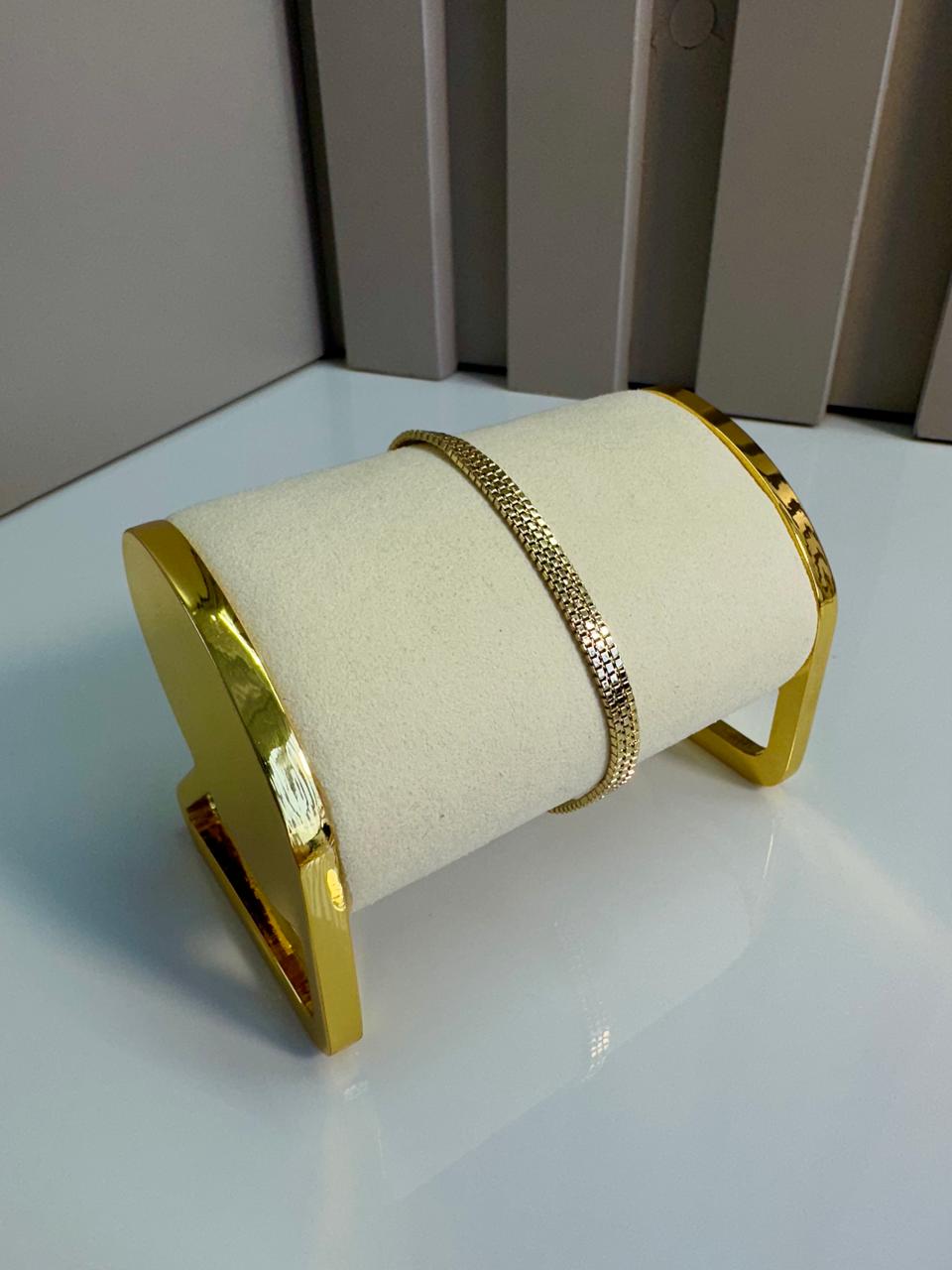 Pulsera Chinesca en Oro 18k Laminado