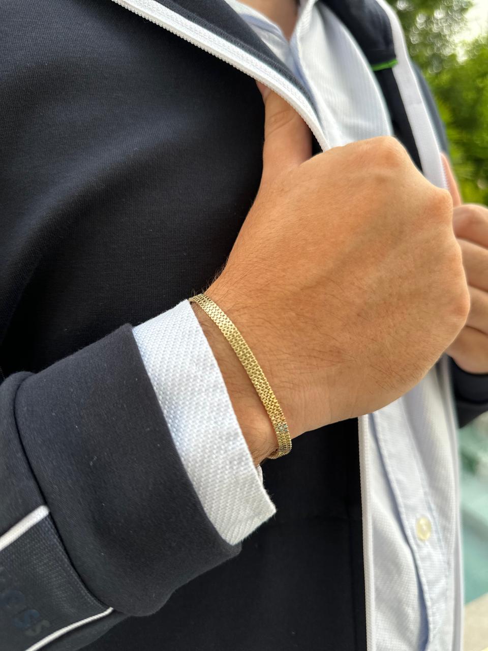 Pulsera Chinesca en Oro 18k Laminado