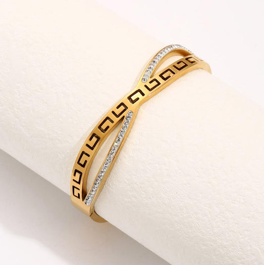 Pulsera Infinito Unisex de Lujo en Oro 18k Laminado