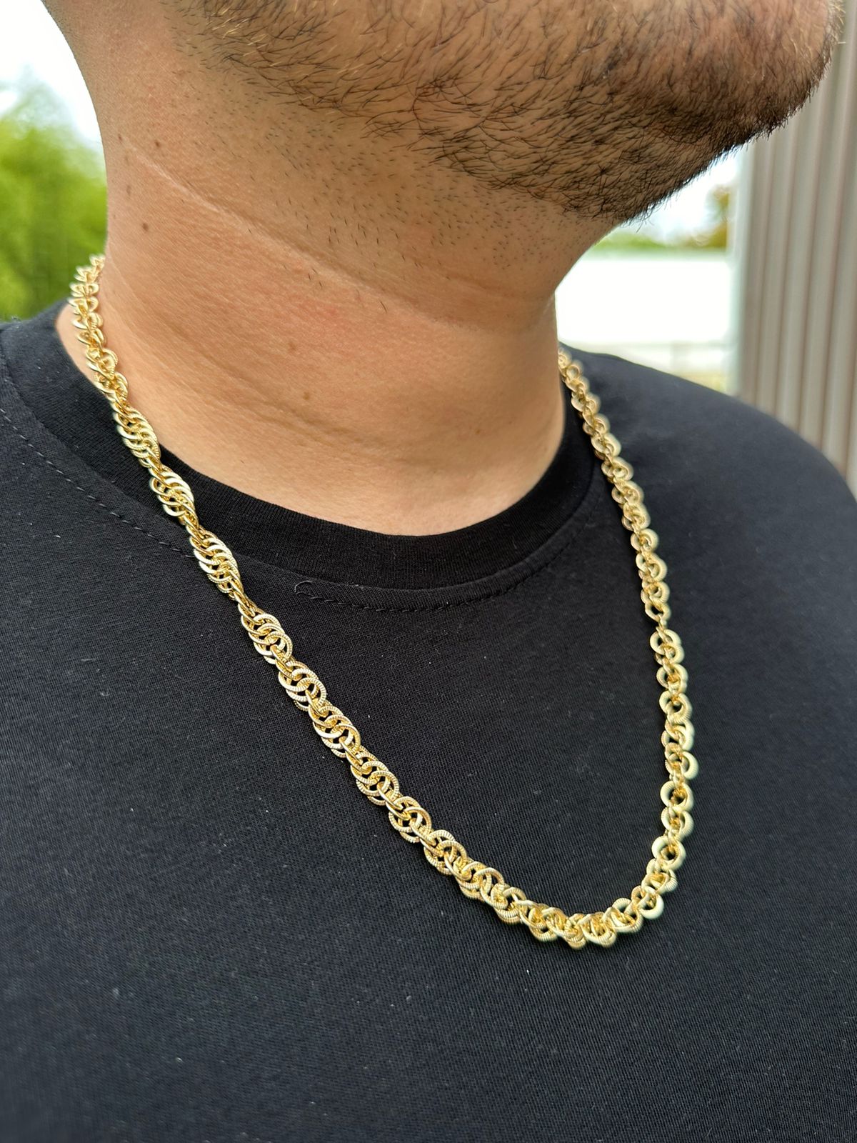 Cadena Argollada en Oro Laminado 18k